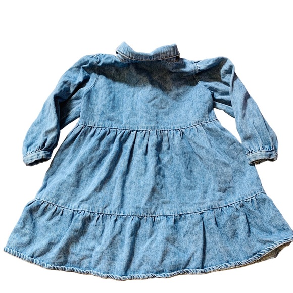 Zara Denim Snap Front Casual Skirt 3-4T - Picture 3 of 6
